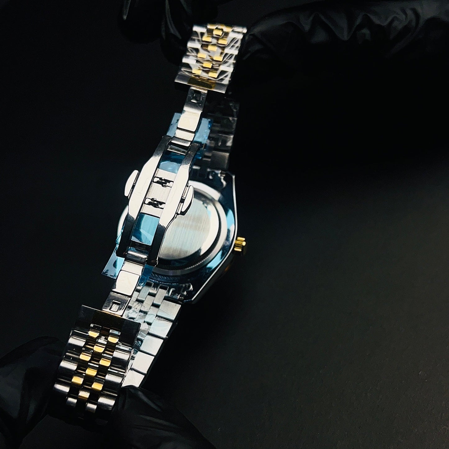 Rolex-Inspired Eagle Watch – Blue dial Two-Tone