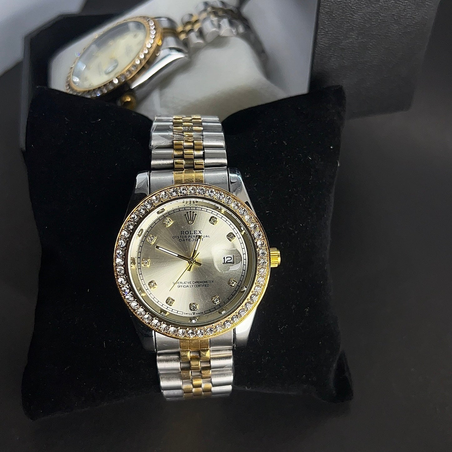 Rolex Oyster Perpetual Datejust - gold Dial two tone