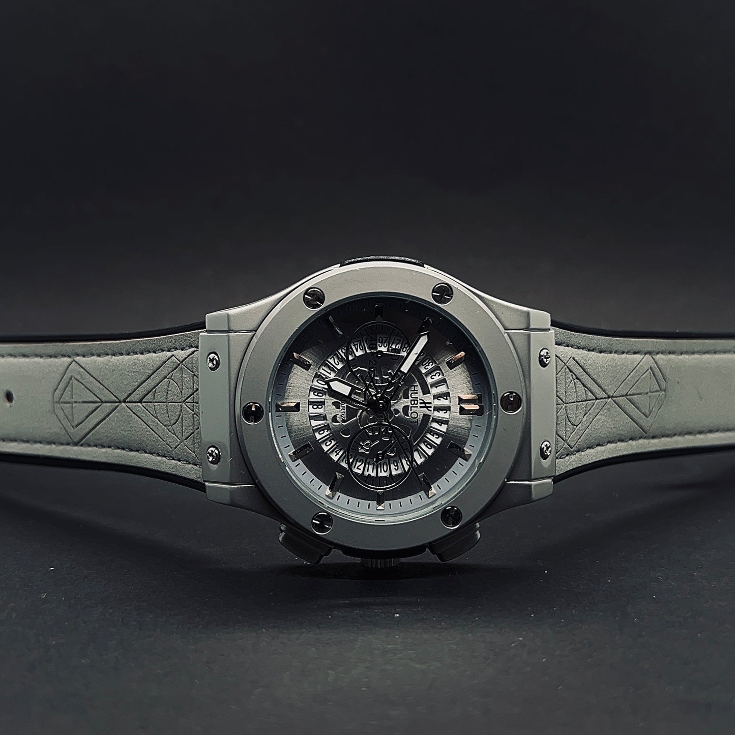 Hublot Geneve - white strap watch