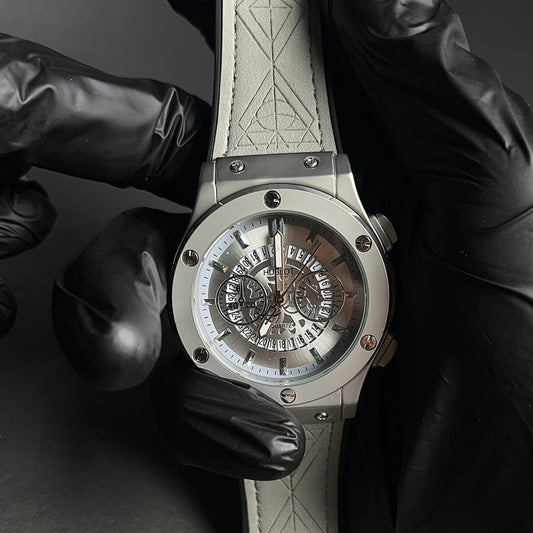 Hublot Geneve - white strap watch