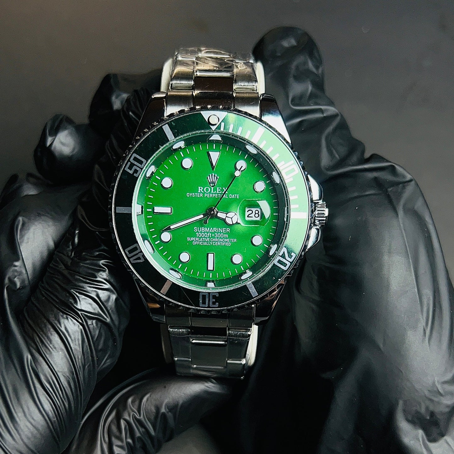 Rolex Submariner Green Dial with Date