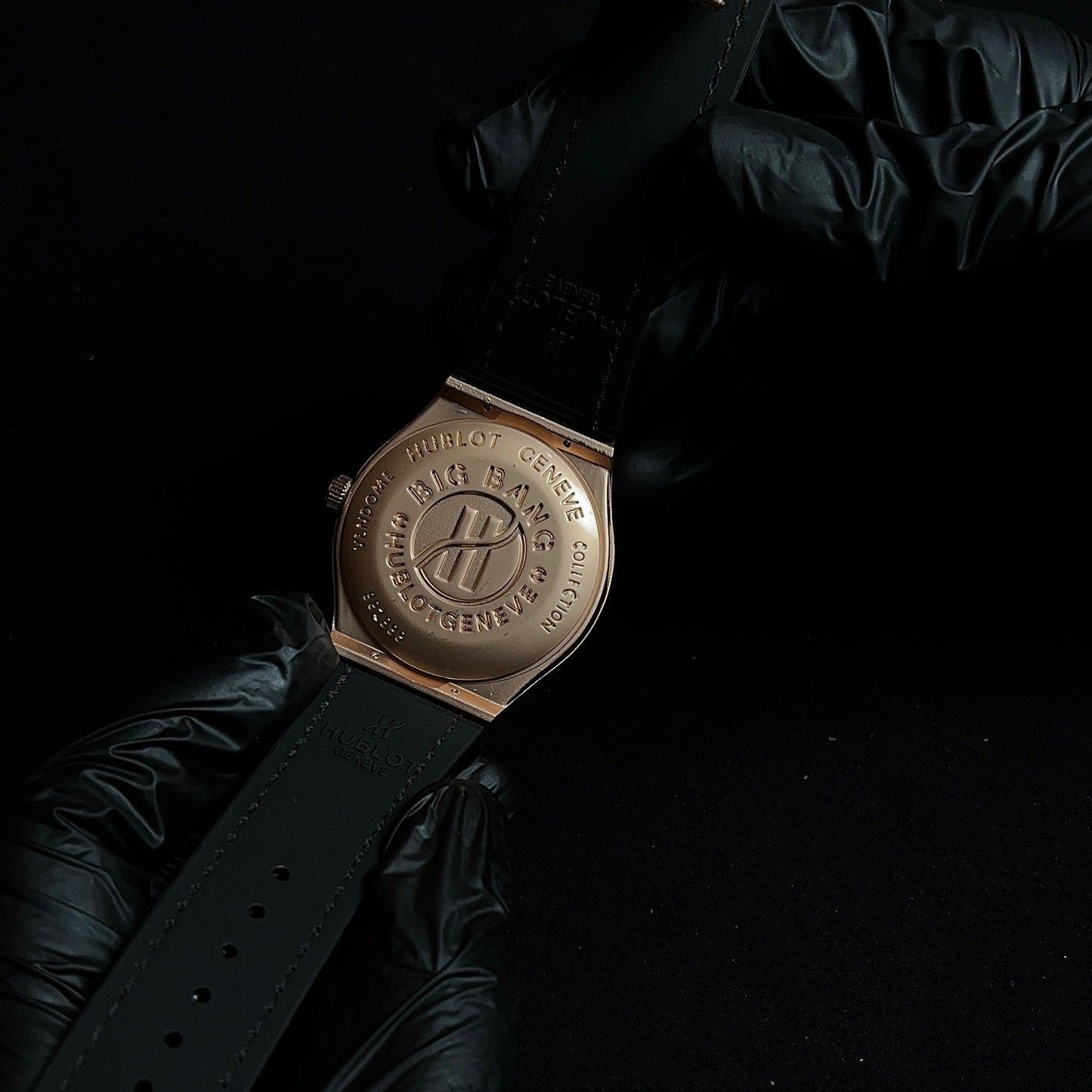 Hublot Geneve - copper dial watch