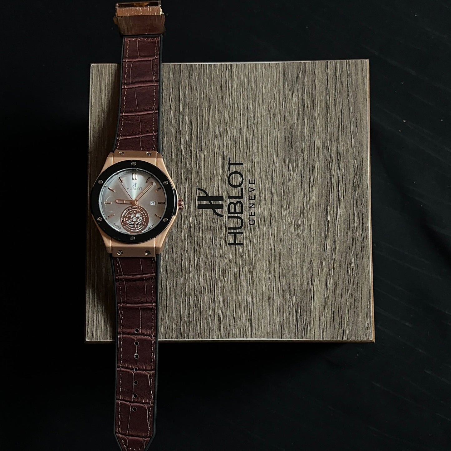 Hublot Geneve - white dial watch