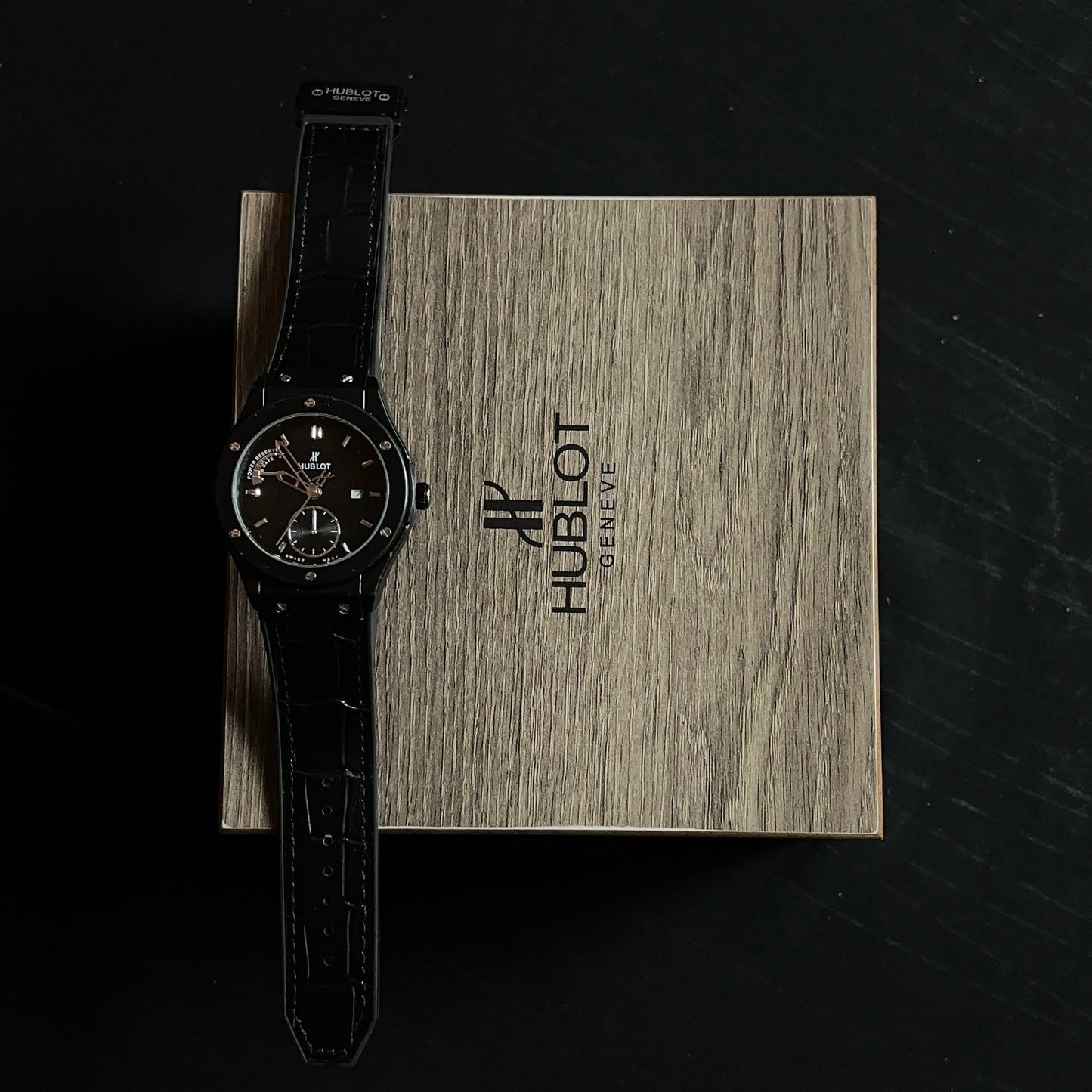 Hublot Geneve - Mate Black dial watch