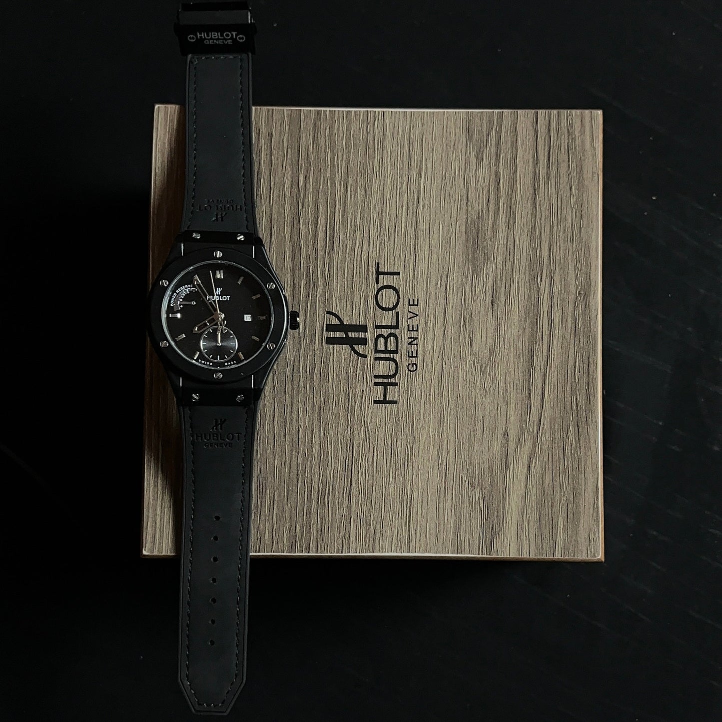 Hublot Geneve - Mate Black dial watch
