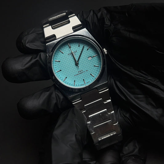TISSOT PRX TIFFANY dial with silver chain
