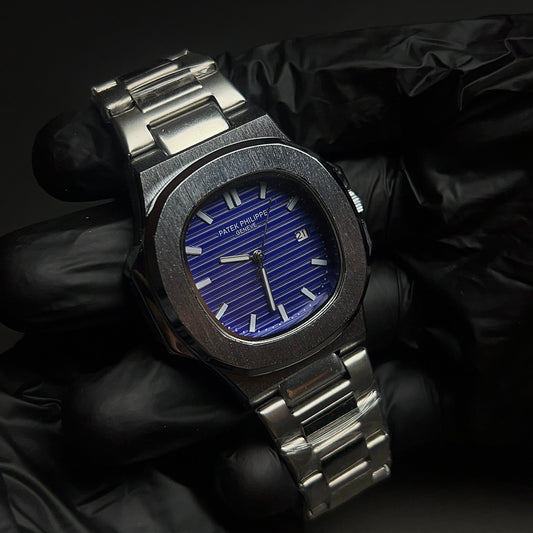 Patek Philippe Geneve with blue dial with date