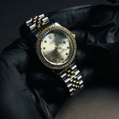 Rolex Oyster Perpetual Datejust - gold Dial two tone