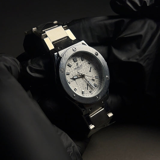 Hublot - big bang chronograph stainless steel watch