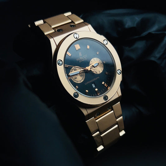 Hublot - big bang chronograph rosegold watch