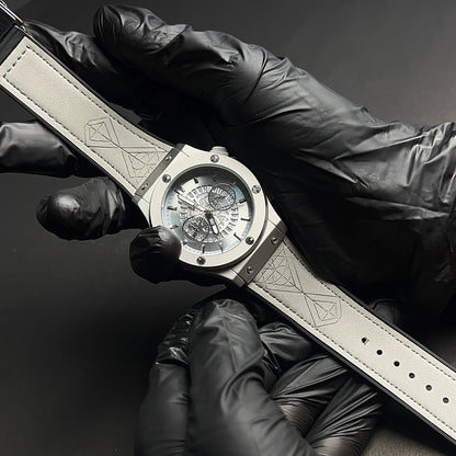 Hublot Geneve - white strap watch