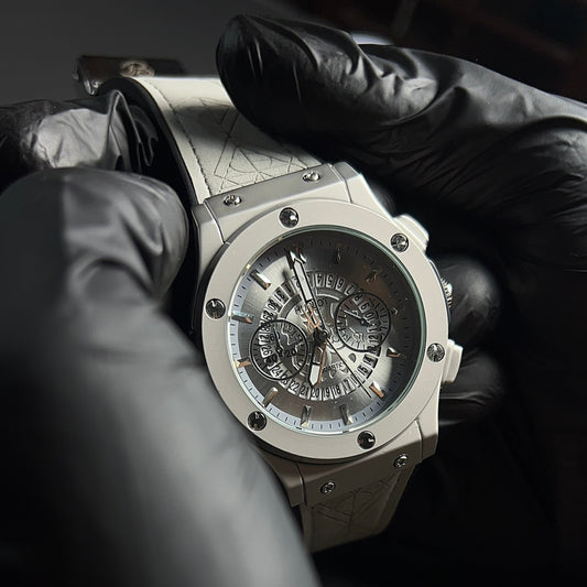 Hublot Geneve - white strap watch