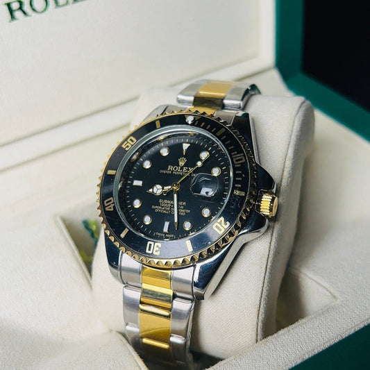 Rolex Submariner Black Dial Two-Tone Gold with Date