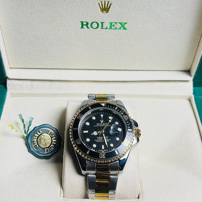 Rolex Submariner Black Dial Two-Tone Gold with Date