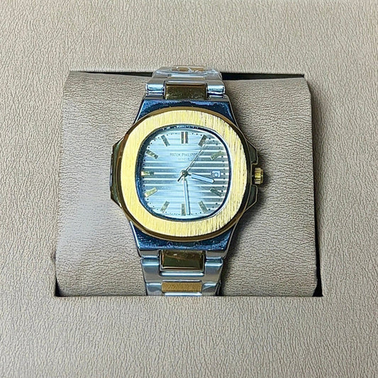Patek Philippe Geneve twotone with white dial with date