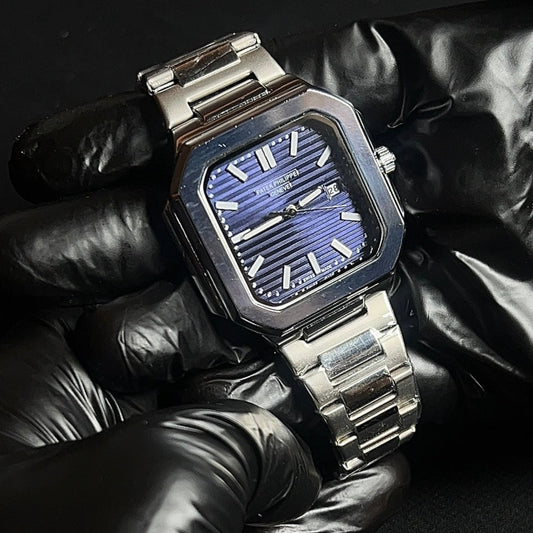 Patek Philippe Cubitus with blue dial with date