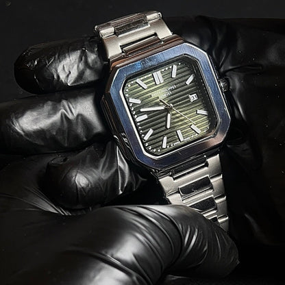Patek Philippe Cubitus with green dial with date
