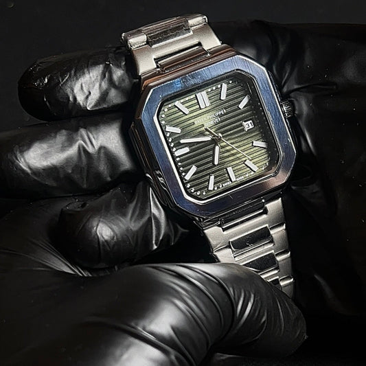 Patek Philippe Cubitus with green dial with date