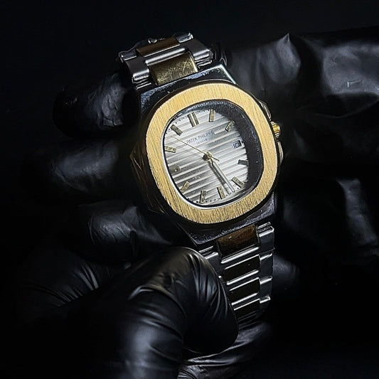 Patek Philippe Geneve twotone with white dial with date
