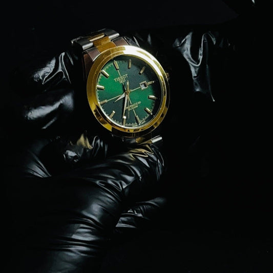 TISSOT gentleman prx green dial two tone