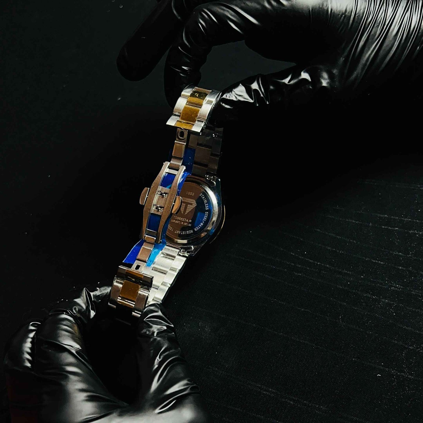 Tissot Gentleman PRX Green Dial TwoTone Watch