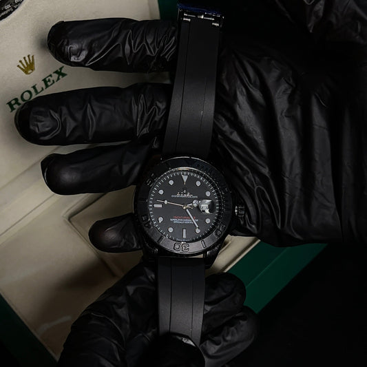Rolex Yatch Master - black (silicone straps)