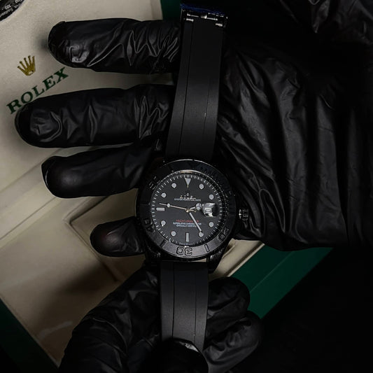 Rolex Yacht-Master Black Silicone Strap