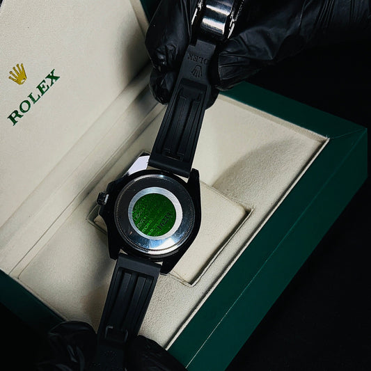 Rolex Yatch Master - black (silicone straps)