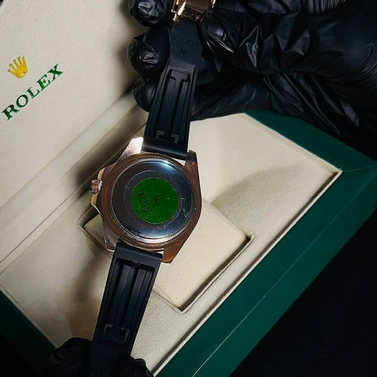 Rolex Yacht-Master Gold Silicone Strap