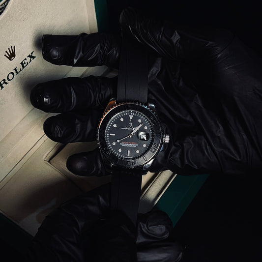 Rolex Yatch Master - silver  (silicone straps)
