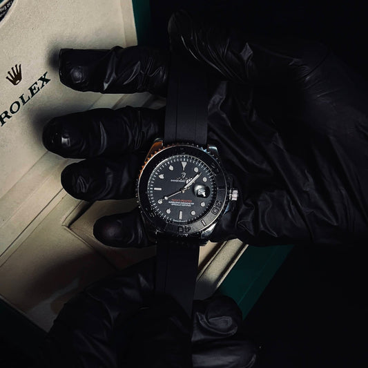 Rolex Yacht-Master Silver Silicone Strap