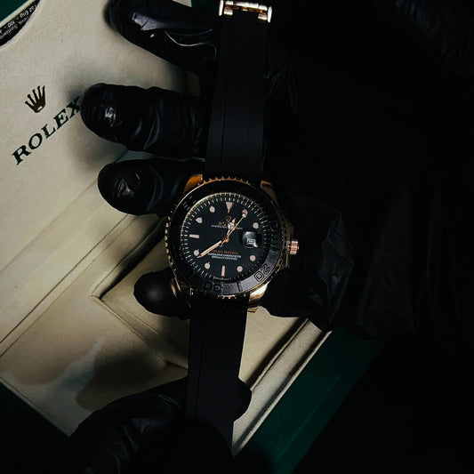 Rolex Yatch Master - Rose gold  (silicone straps)