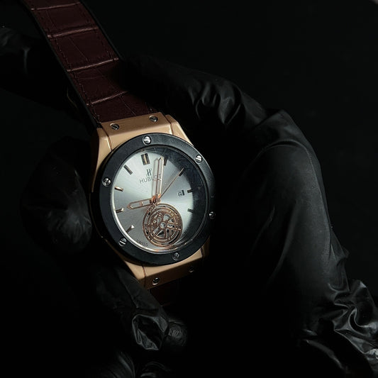 Hublot Geneve - white dial watch