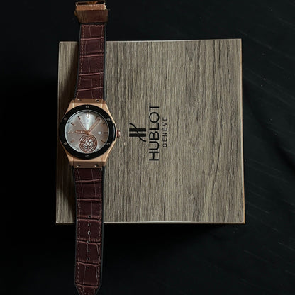 Hublot Geneve - white dial watch