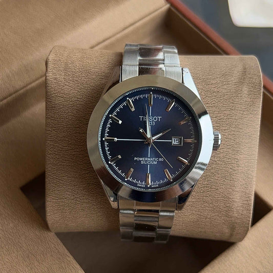 Tissot Gentleman PRX Blue Dial Watch